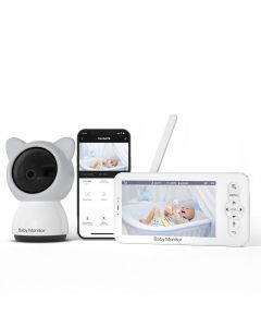 Smart Audio Breathing Wifi Baby Monitor 1080P baby monitor with app