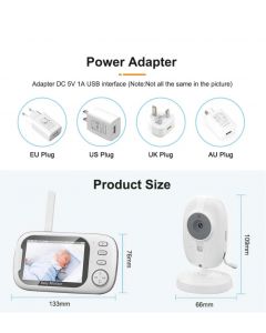 Factory Wholesale 1080 WIFI Baby Monitor 